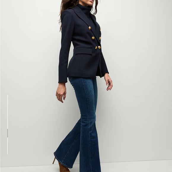 Veronica Beard navy Blue and Gold buttons Blazer - Picture 2 of 2